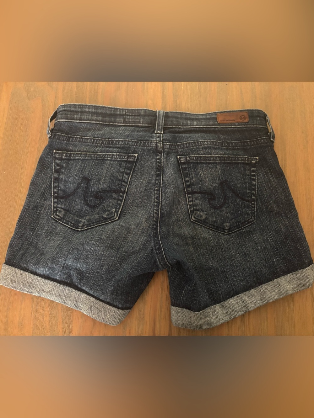 AG Adriano Goldschmied The City Short 5-Inch Cuffed Denim Shorts Size 27 - Picture 6 of 9